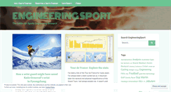 Desktop Screenshot of engineeringsport.co.uk